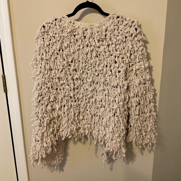 Sadie & Sage ivory popcorn cardigan - Picture 2 of 2